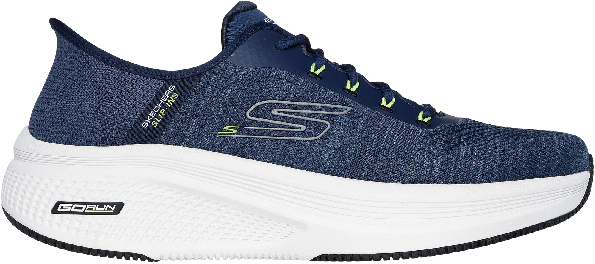 Skechers Go Run Elevate 2.0 EXTRA WIDE FIT Mens Running Shoes - Blue