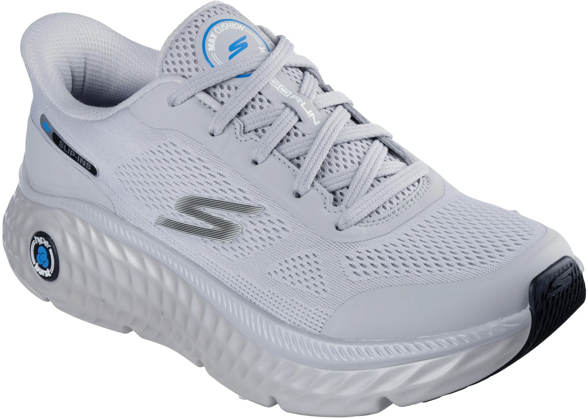 Skechers Max Cushioning Hyper Craze 2.0 Mens Running Shoes - Grey