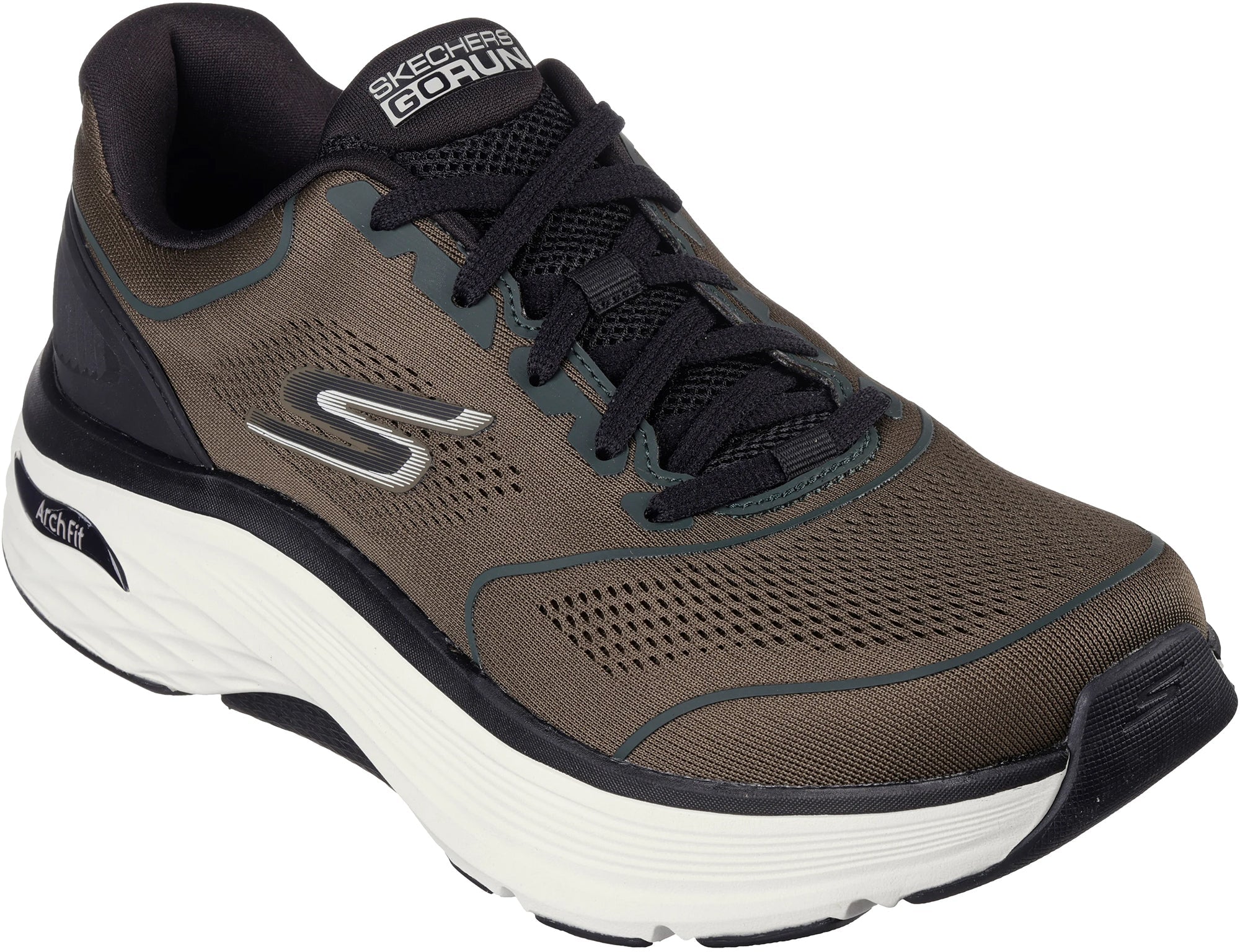 Skechers Max Cushioning Switchboard Mens Running Shoes - Green
