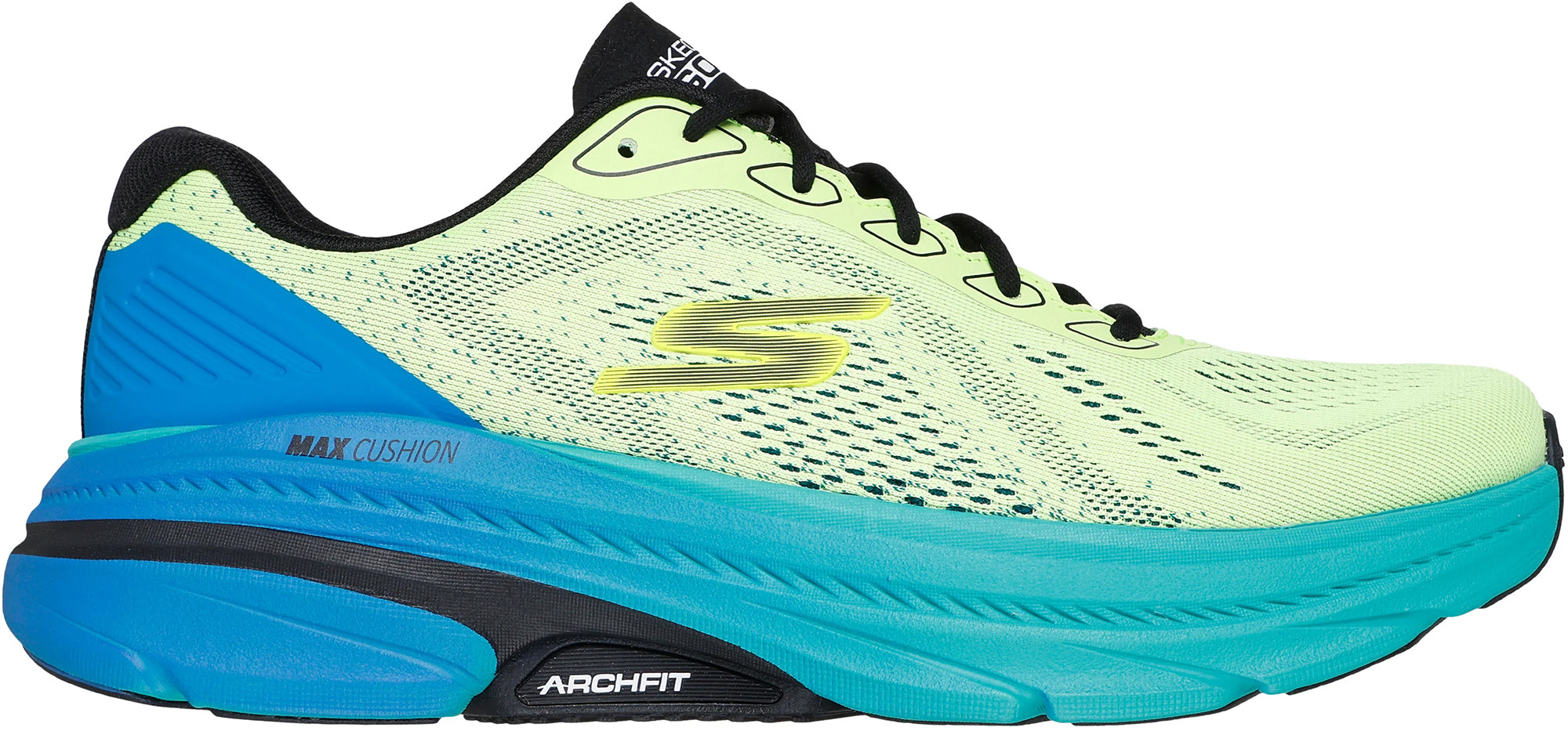 Skechers Max Cushioning 2.0 Immense Cruiser Mens Running Shoes - Yellow