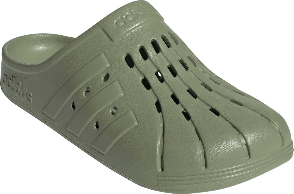 adidas Adilette Clog Sliders - Green