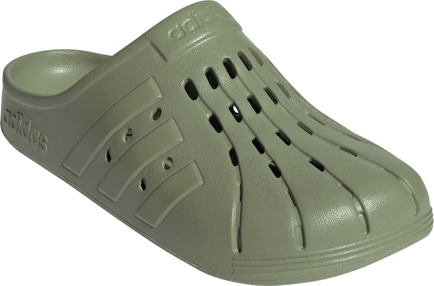 adidas Adilette Clog Sliders - Green
