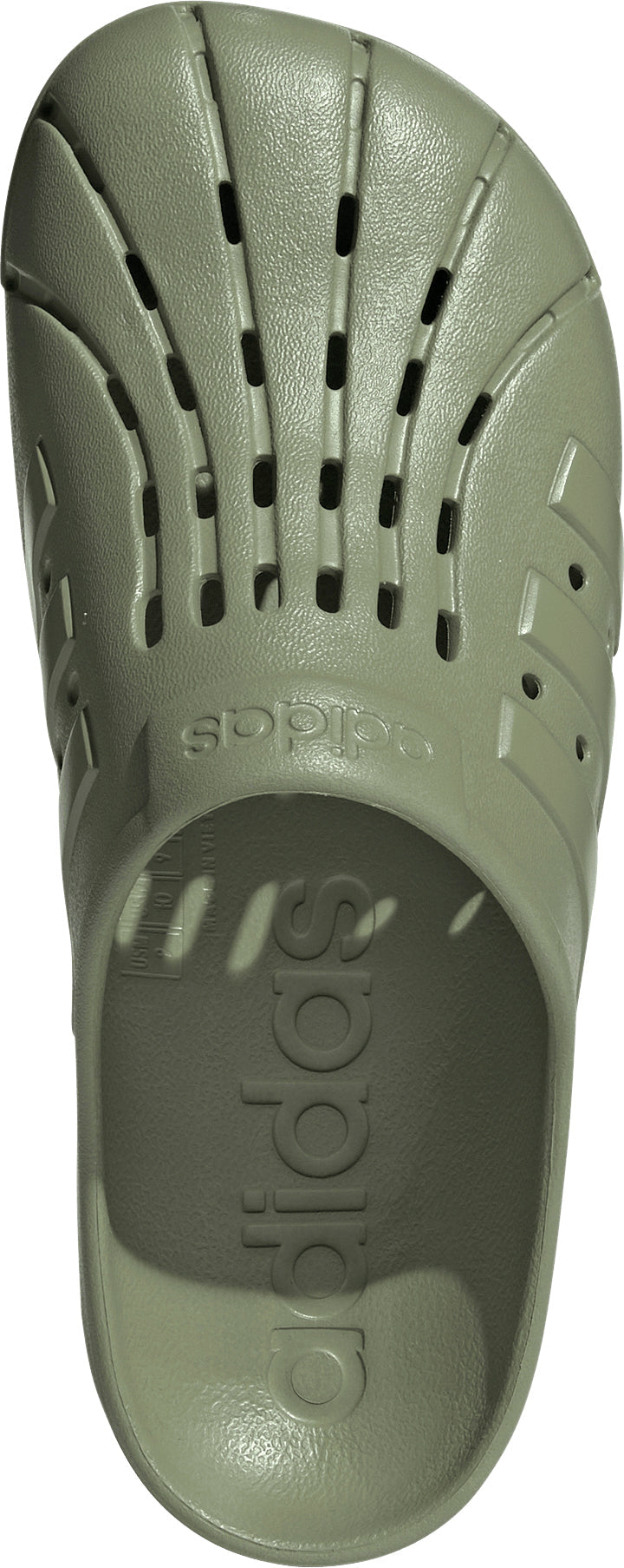 adidas Adilette Clog Sliders - Green