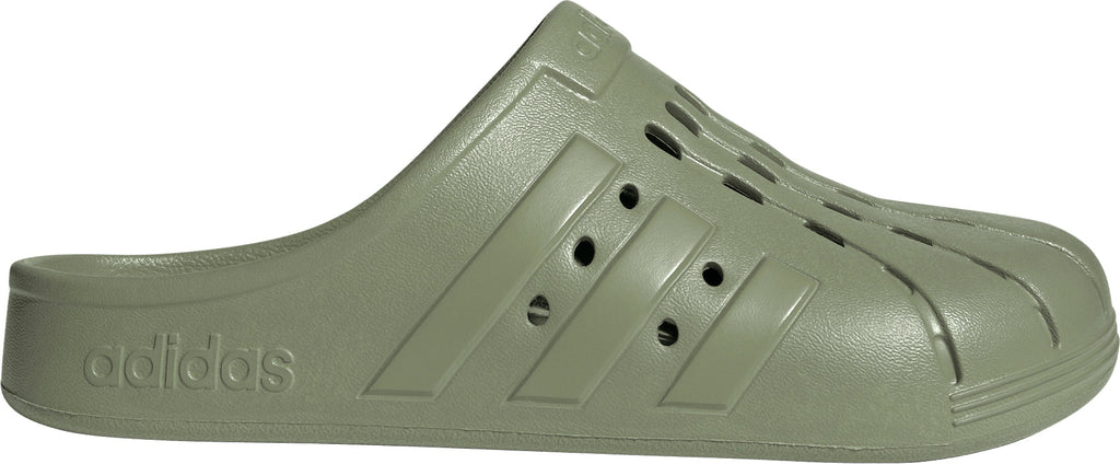 adidas Adilette Clog Sliders - Green