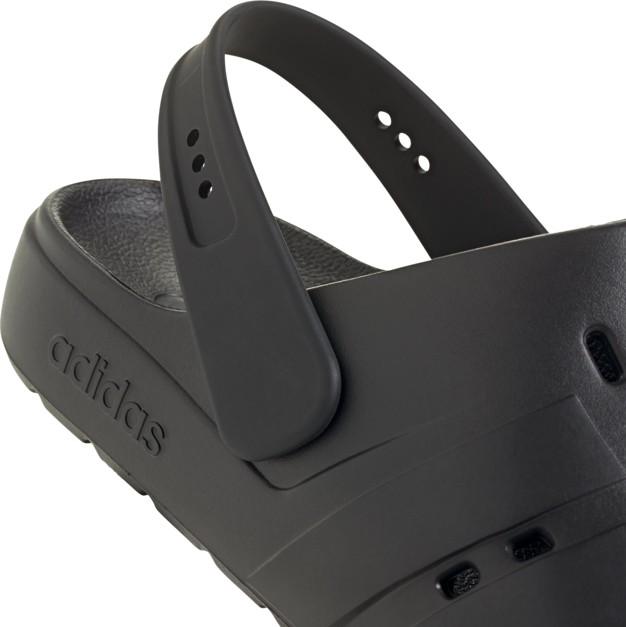 adidas Adilette Clog Sliders - Black
