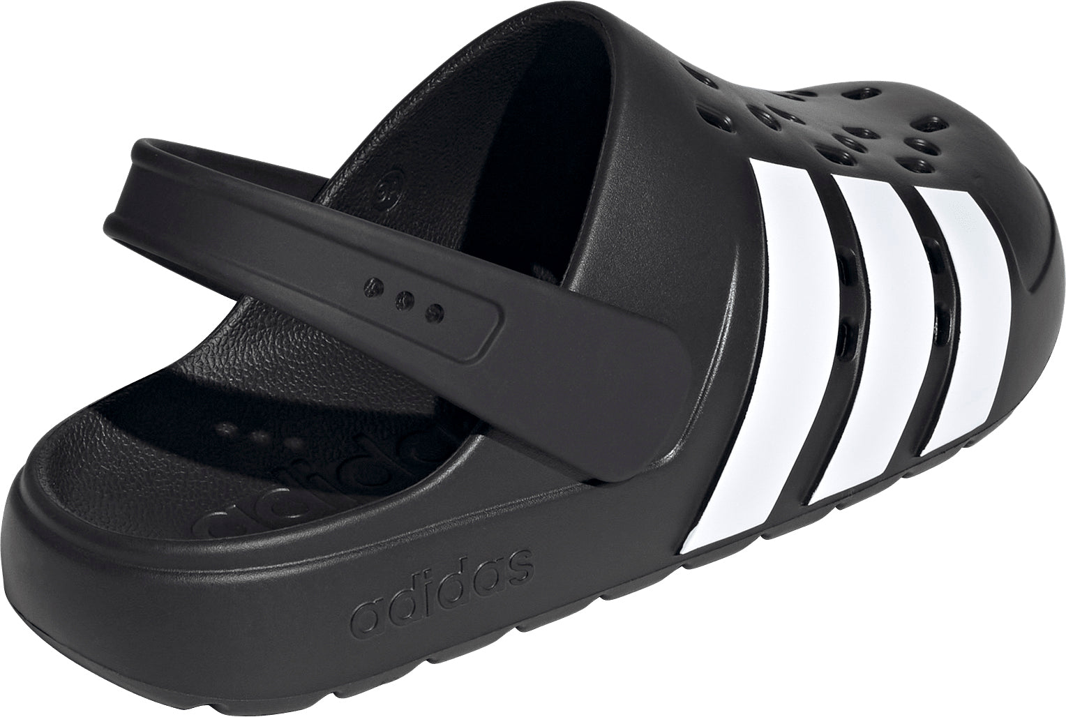 adidas Adilette Clog Sliders - Black