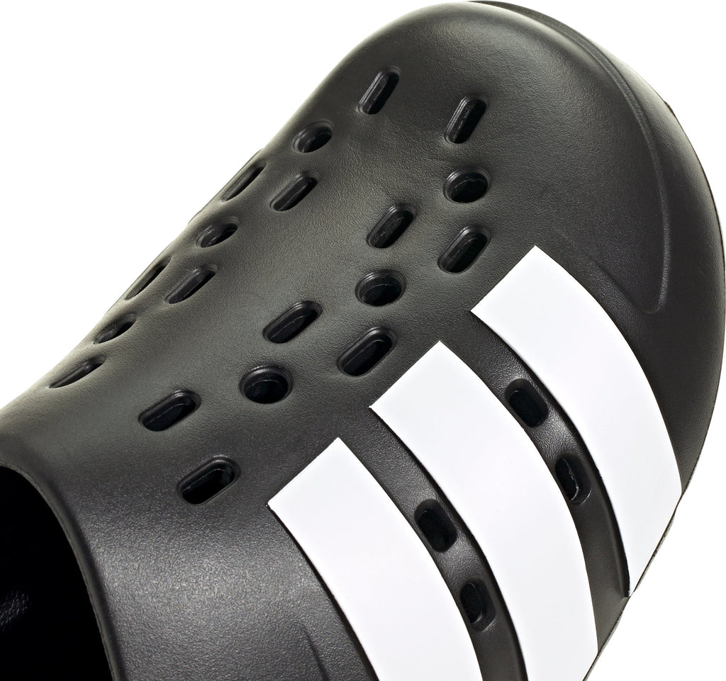 adidas Adilette Clog Sliders - Black