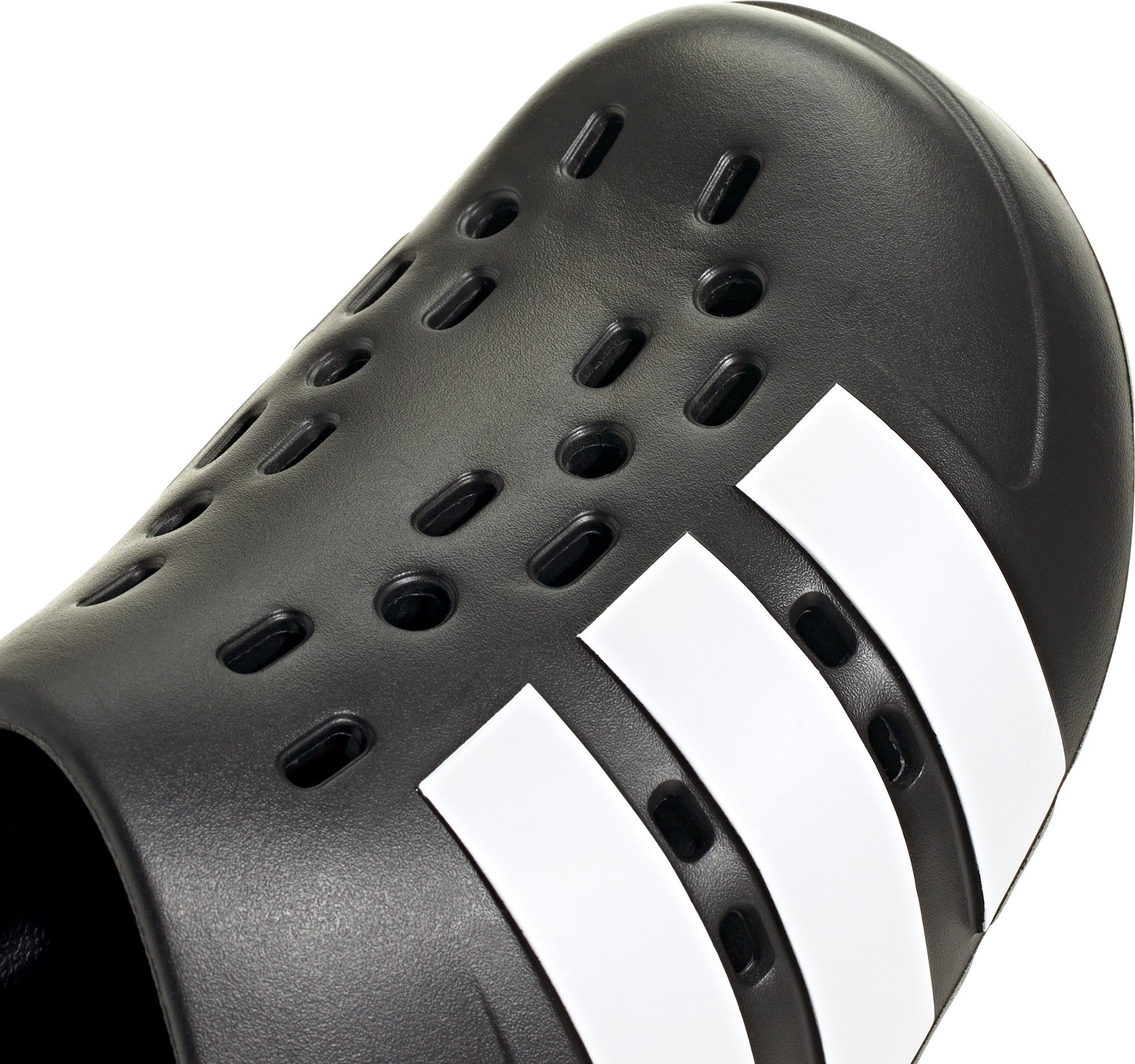 adidas Adilette Clog Sliders - Black