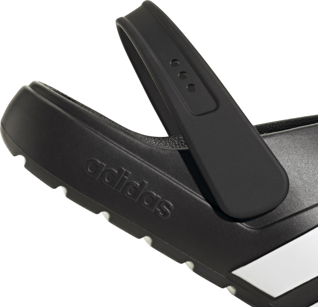 adidas Adilette Clog Sliders - Black