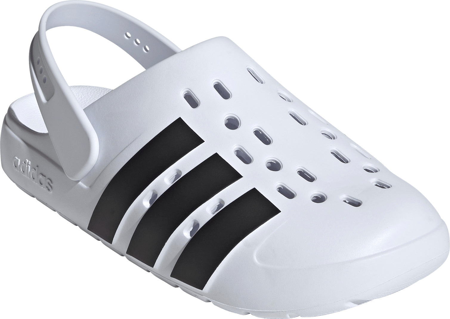 adidas Adilette Clog Sliders - White