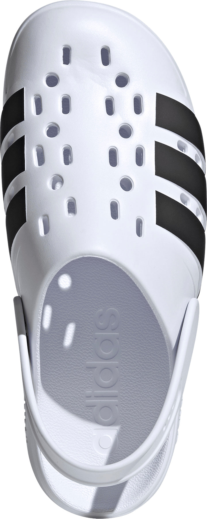 adidas Adilette Clog Sliders - White