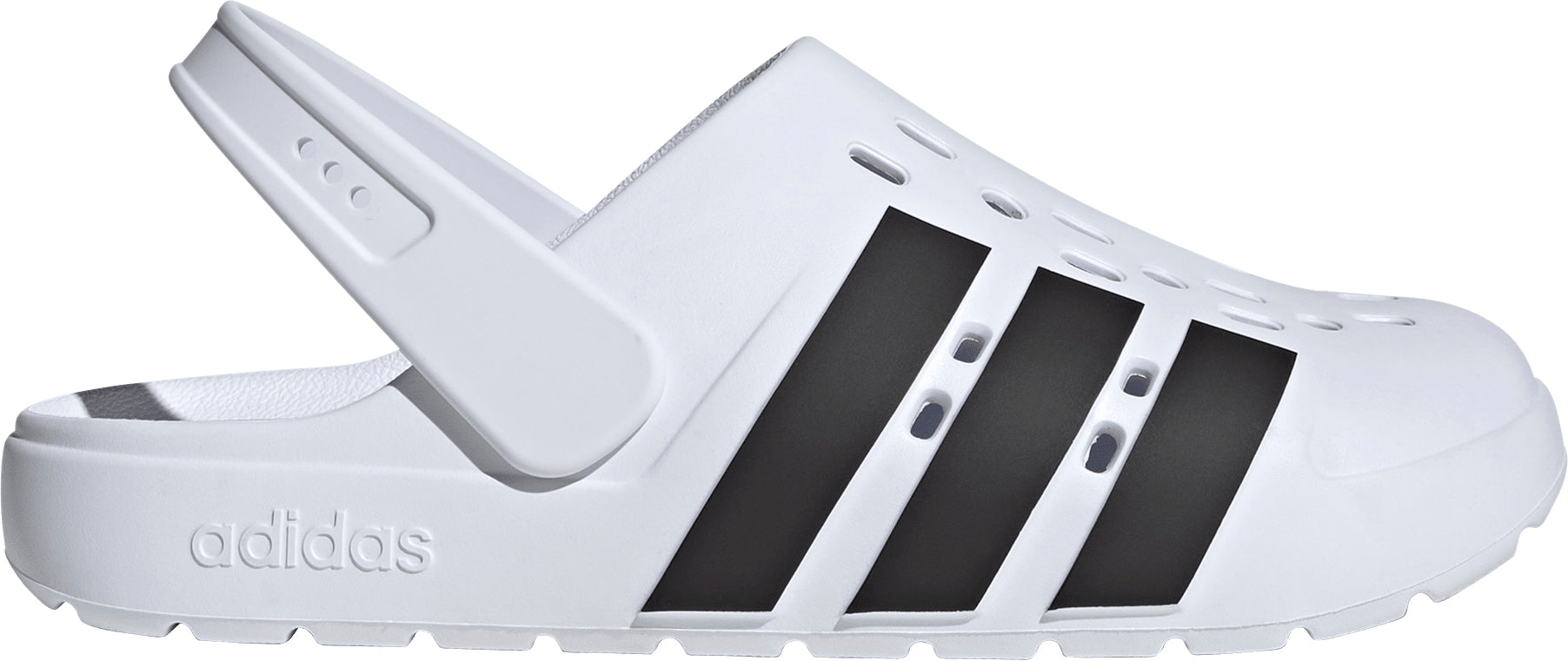 adidas Adilette Clog Sliders - White