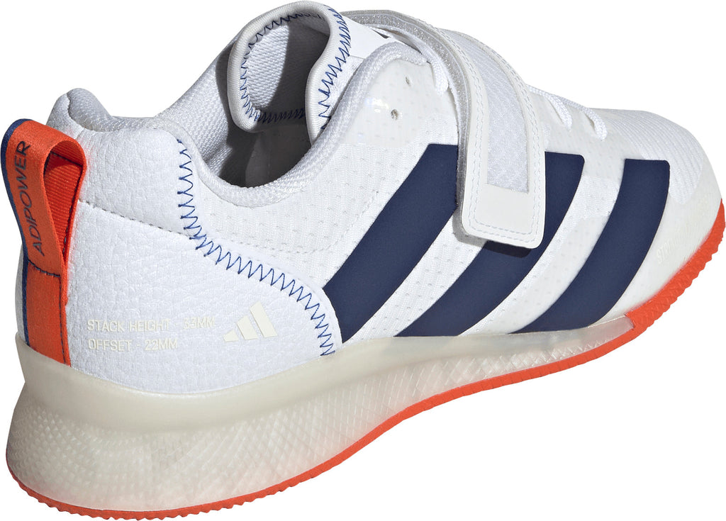 adidas Adipower 3 Mens Weightlifting Shoes - White