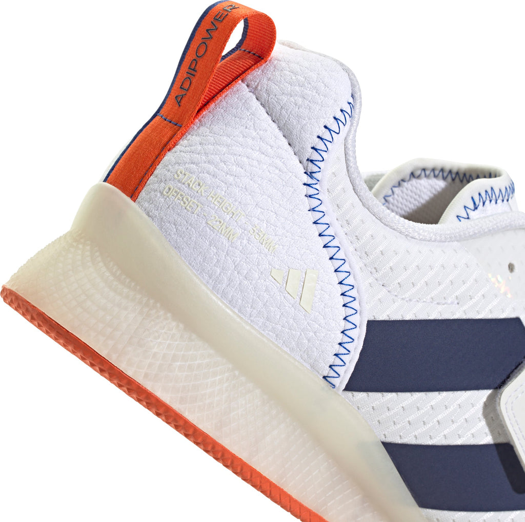 adidas Adipower 3 Mens Weightlifting Shoes - White