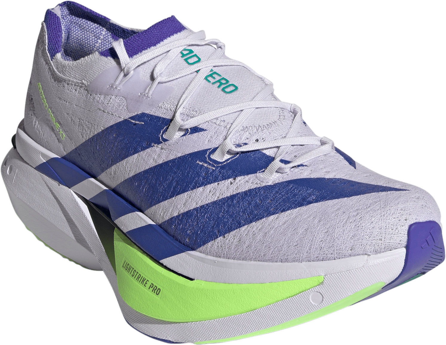 adidas Adizero Prime X3 Strung Running Shoes - Purple