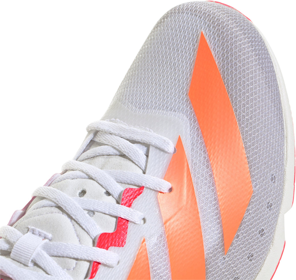 adidas Distancestar Running Spikes - White