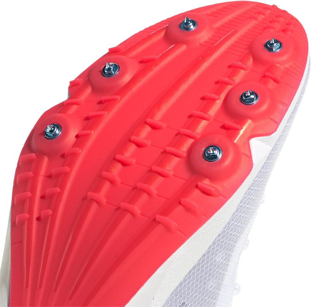 adidas Distancestar Running Spikes - White