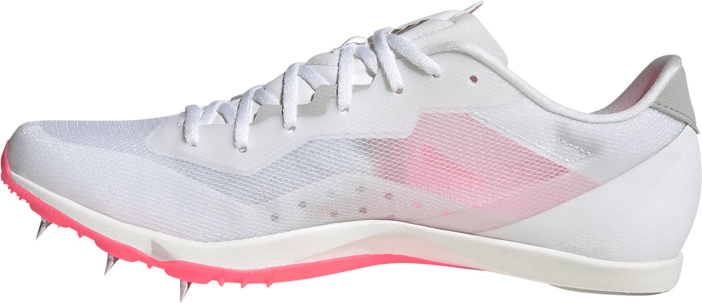 adidas Adizero Distancestar Running Spikes - White