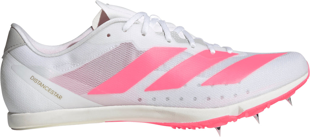 adidas Adizero Distancestar Running Spikes - White