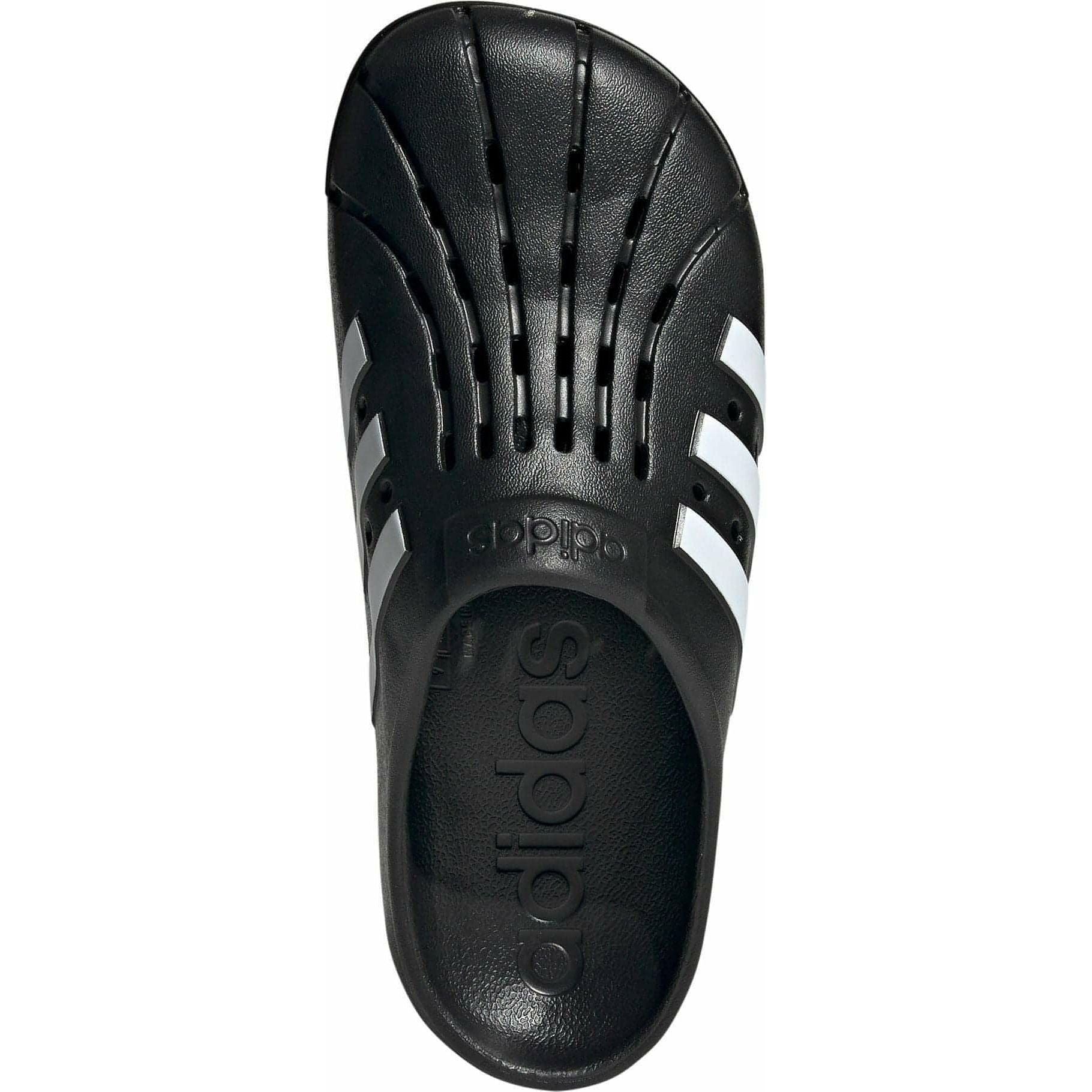 adidas Adilette Clog Sliders - Black