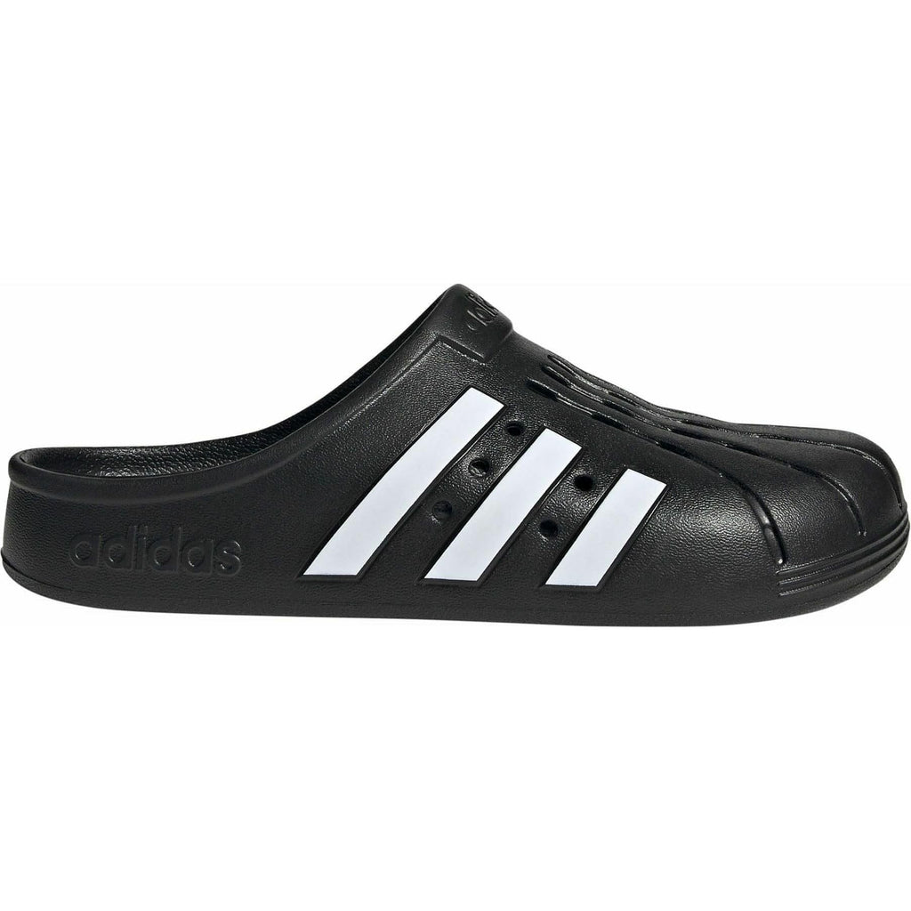 adidas Adilette Clog Sliders - Black