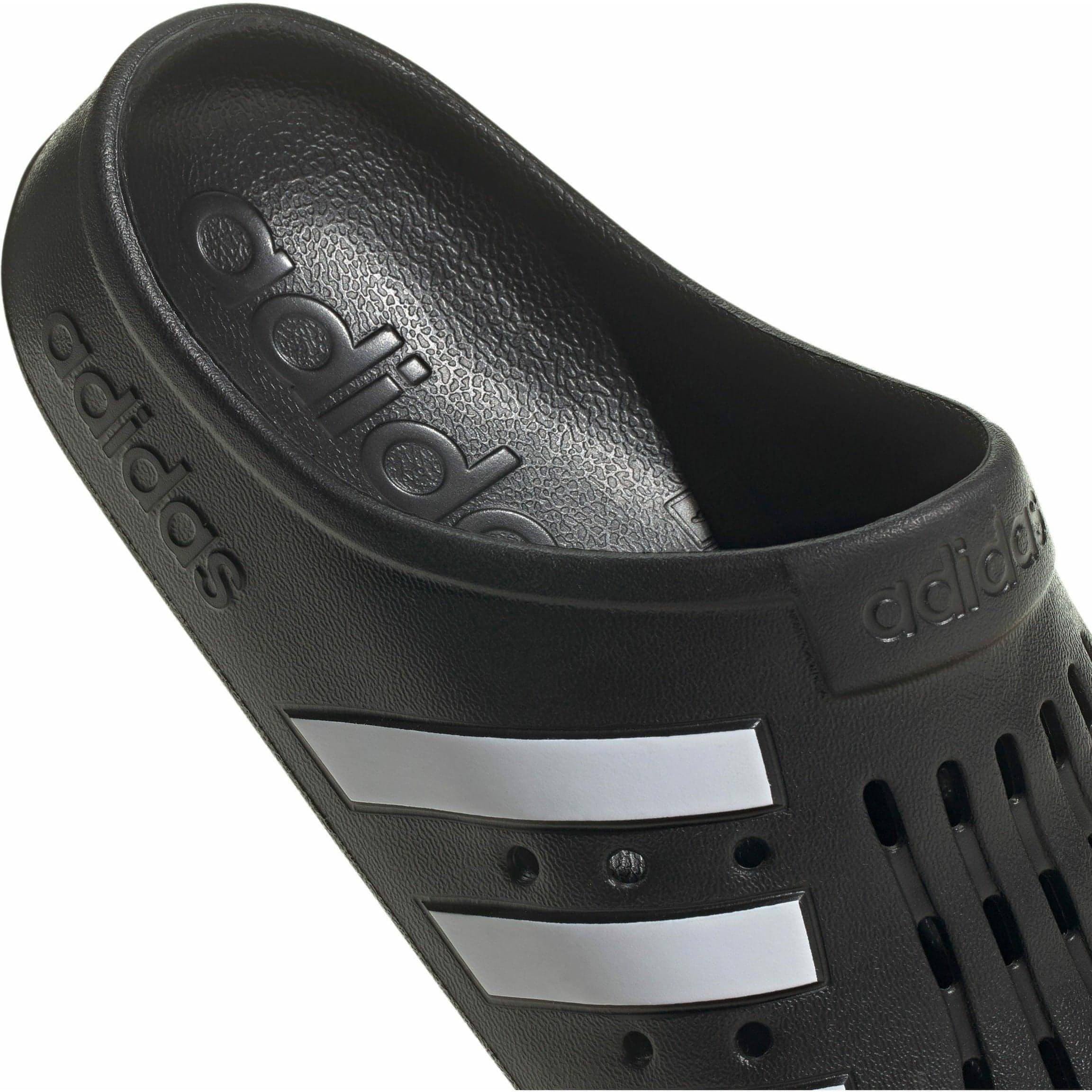 adidas Adilette Clog Sliders - Black