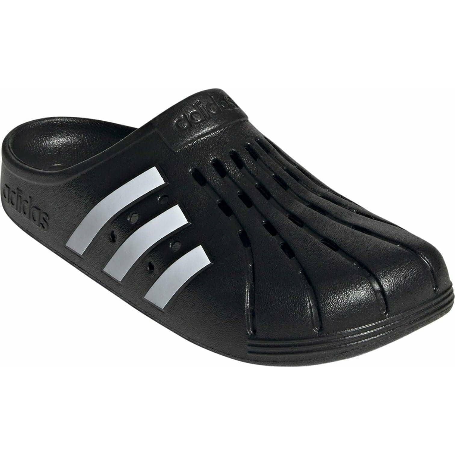 adidas Adilette Clog Sliders - Black