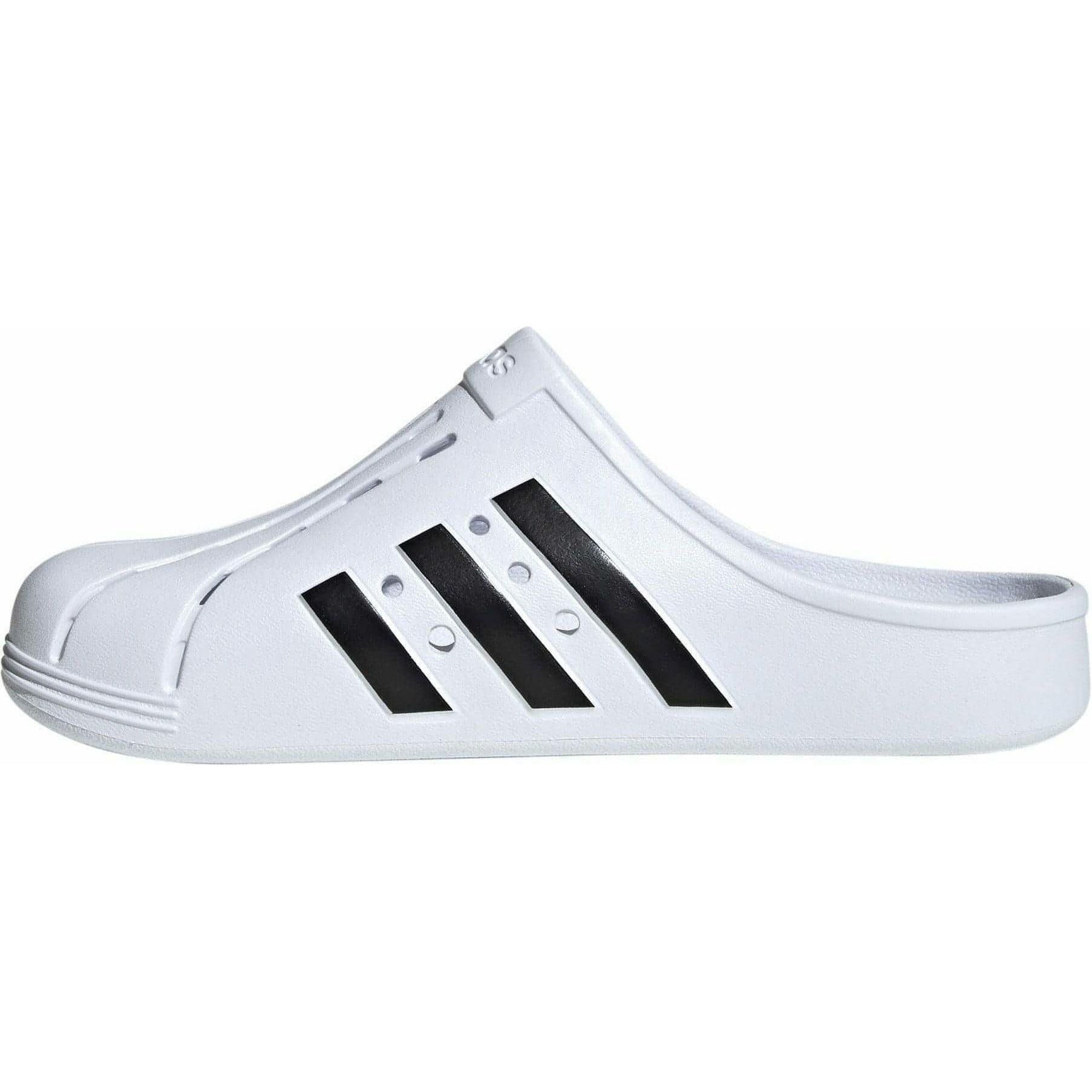 adidas Adilette Clog Sliders - White