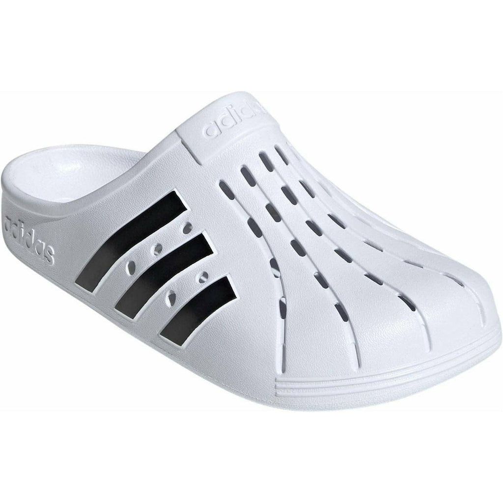 adidas Adilette Clog Sliders - White