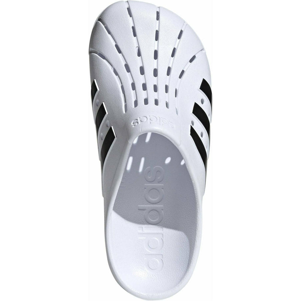 adidas Adilette Clog Sliders - White