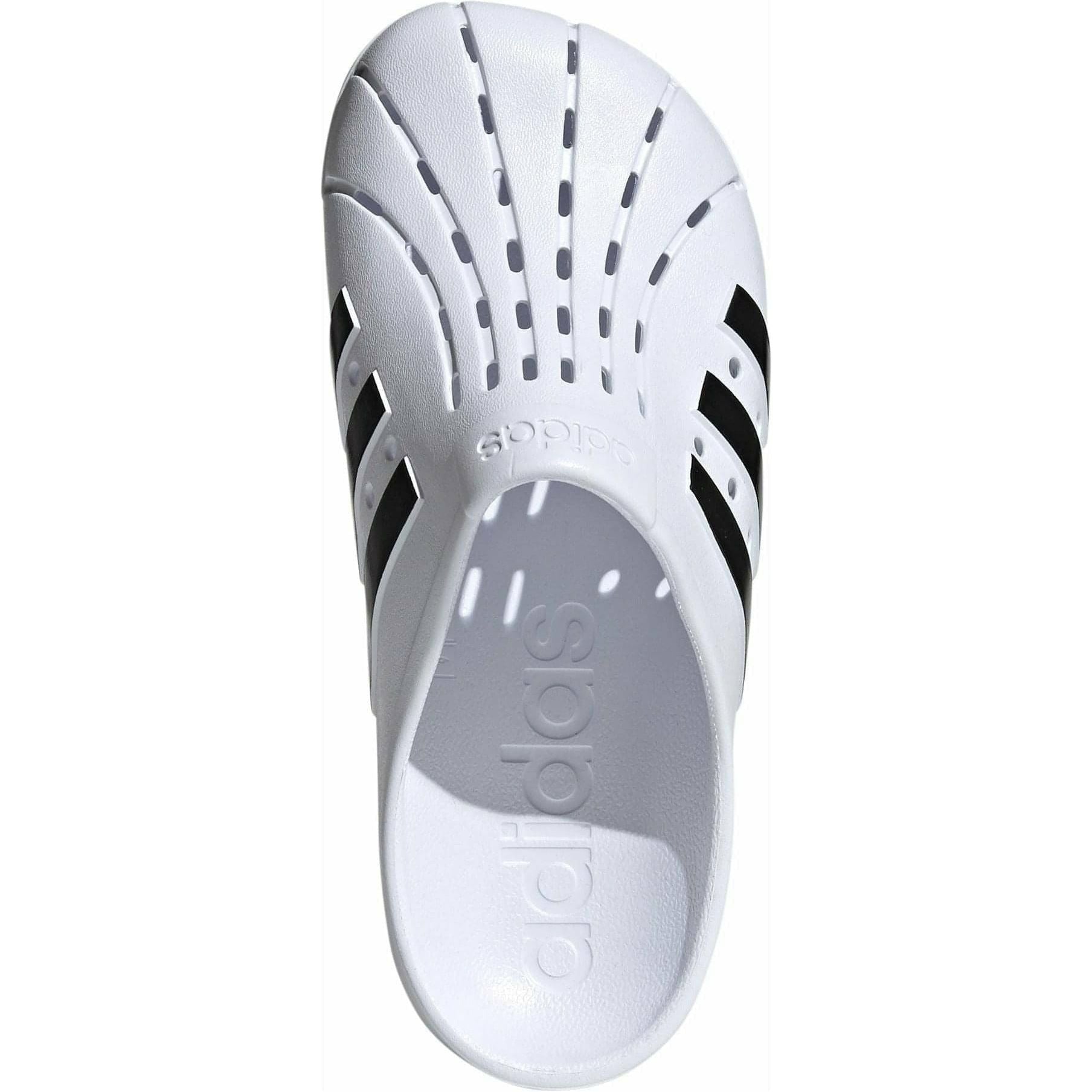 adidas Adilette Clog Sliders - White