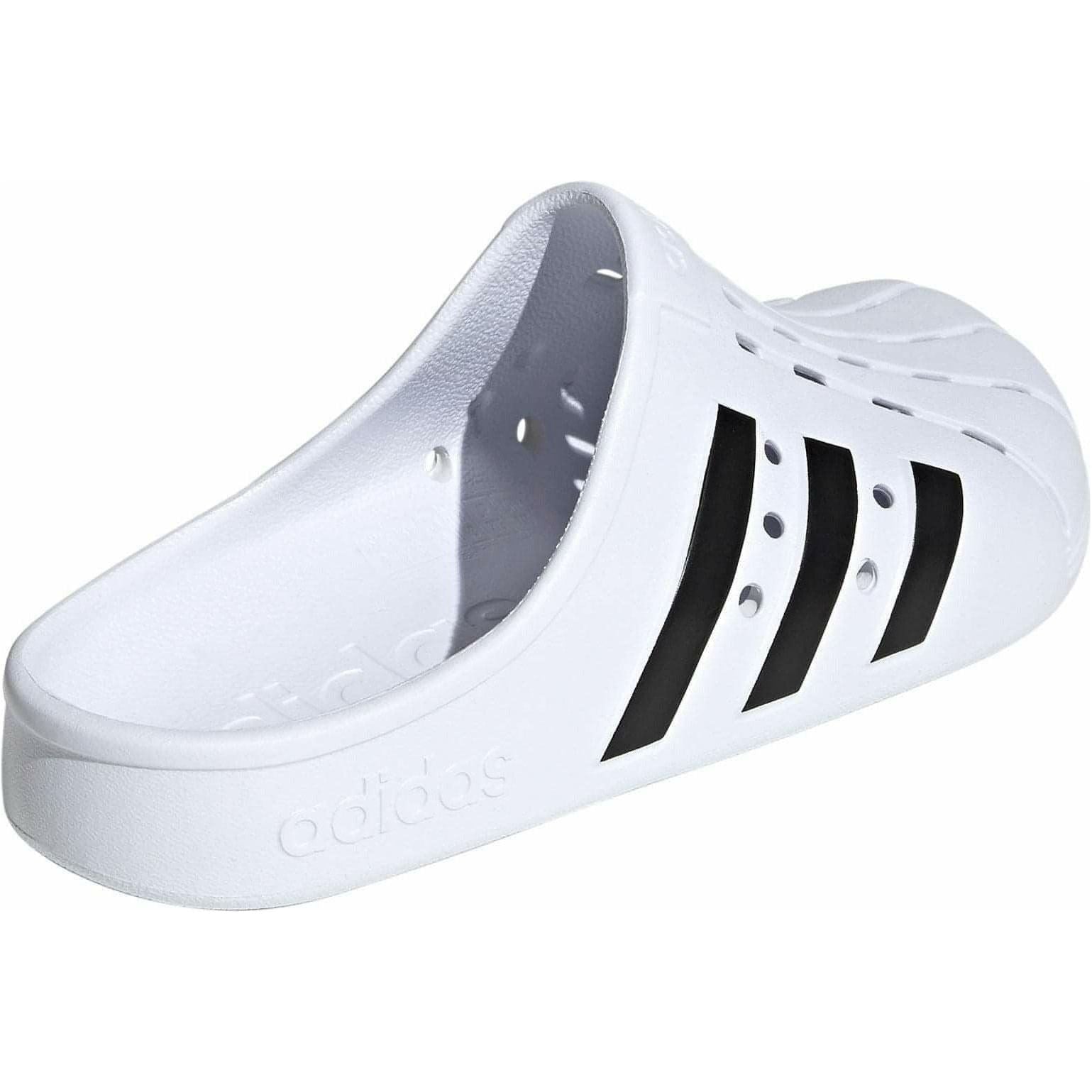 adidas Adilette Clog Sliders - White